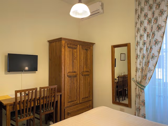 Double, External Private Bathroom