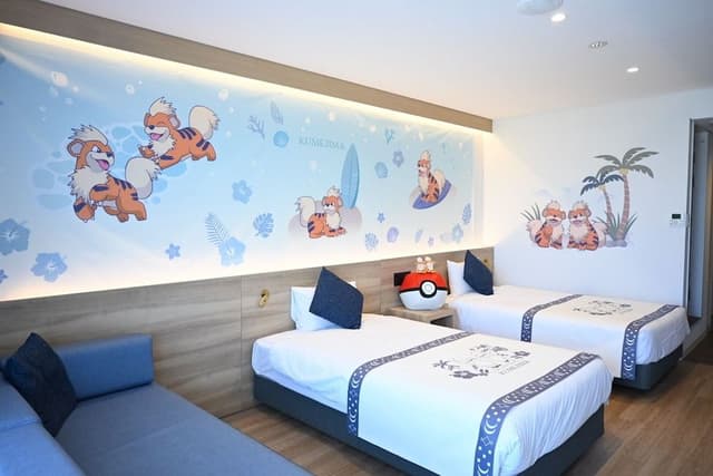 Pokemon Growlithe Room - Deluxe Twin Room, Non Smoking