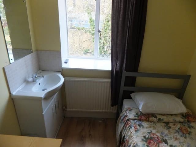 Basic Single Room, Shared Bathroom