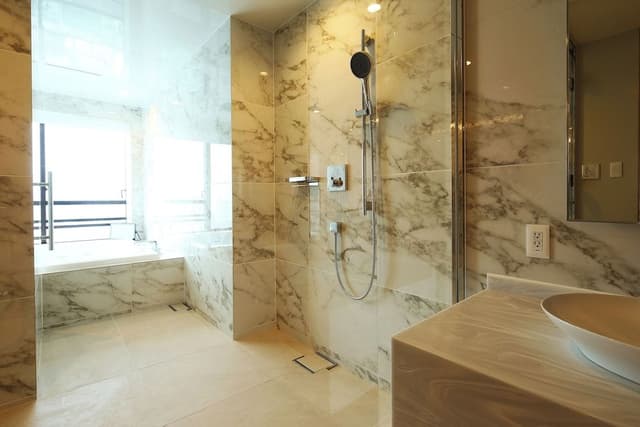 Suite with a spectacular view bath SAKURA & ASAMA,Annex Building