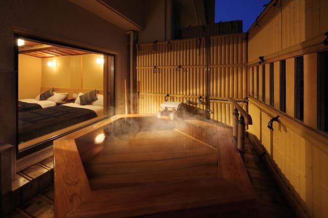 Traditional Deluxe Room with Open-air bath (Hachibankan)