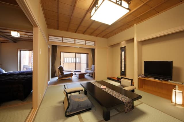 Traditional Deluxe Room with Open-air bath (Hachibankan)
