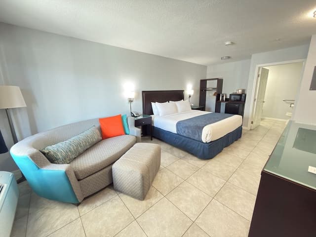 Deluxe Room, 1 King Bed with Sofa bed, Non Smoking, Refrigerator & Microwave (Bathtub)