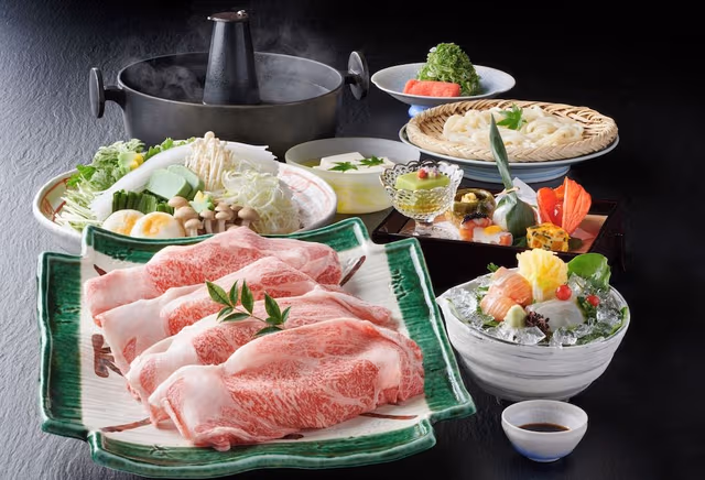 Japanese Style Room with Outdoor Bath,Ohmi Beef Shabu-Shabu