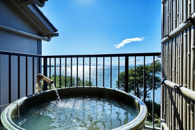 Japanese Style Room with Outdoor Bath, Ohmi Beef Dinner
