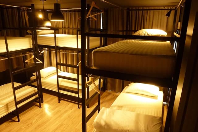 WB: Bed in 6-Bed Mixed Dormitory Room with Shared Bathroom