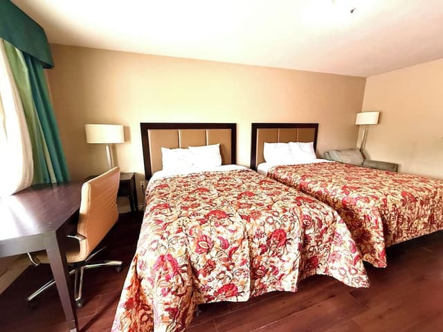 Standard Single Room, 2 Queen Beds, Smoking, Refrigerator & Microwave