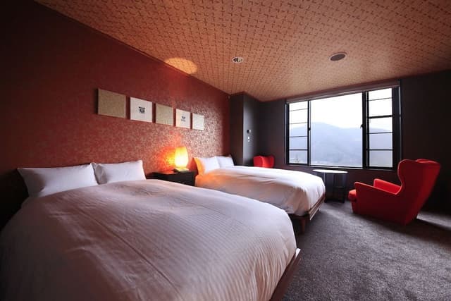 Superior Room, Multiple Beds, Private Bathroom, Mountain View