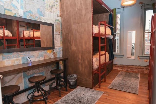 Map (Single Bed in 7-Person Female Only Dorm)