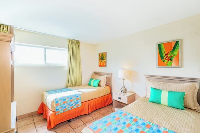 Two bedroom, 1 Bath, Patio View