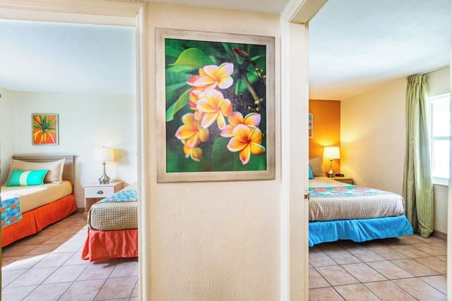 Two bedroom, 1 Bath, Patio View