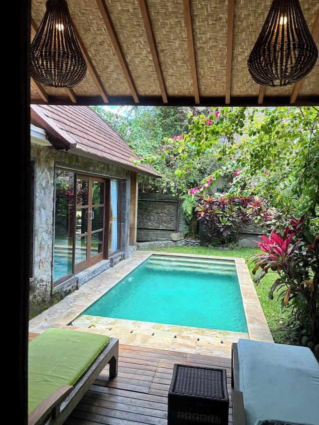 Deluxe Villa, 1 Bedroom, Bathtub, Pool View