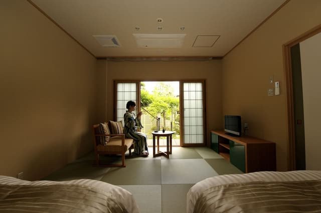 [Sumire] Japanese Style Room, 10 Tatami Mat, 2 Single Beds, Non Smoking