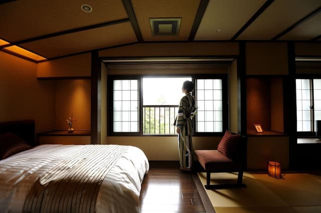 [Sakura] Japanese Style Room, 12 Tatami Mat, 2 Single Beds and Futon, Non-Smoking