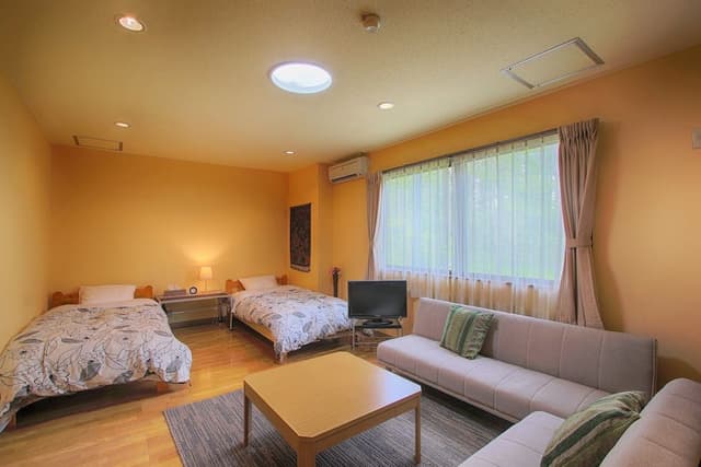Twin Room with Sofa Bed, Shared Bathroom