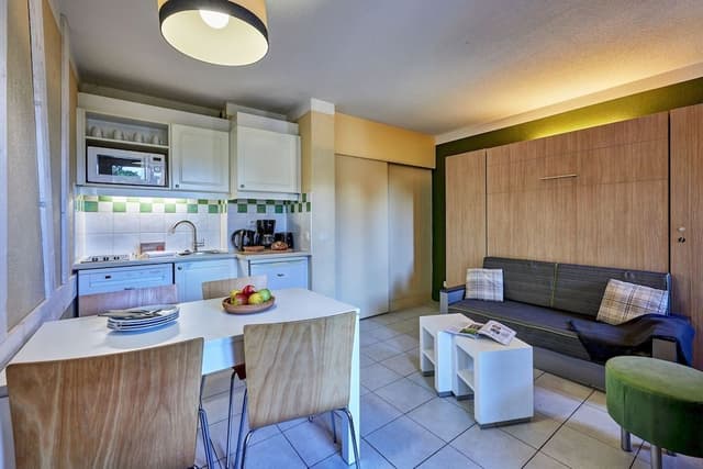Studio 4 people - 1 sleeping alcove - Terrace or balcony