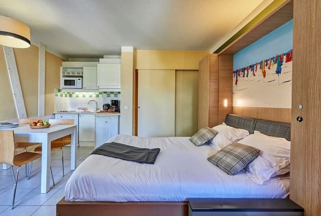 Studio 4 people - 1 sleeping alcove - Terrace or balcony