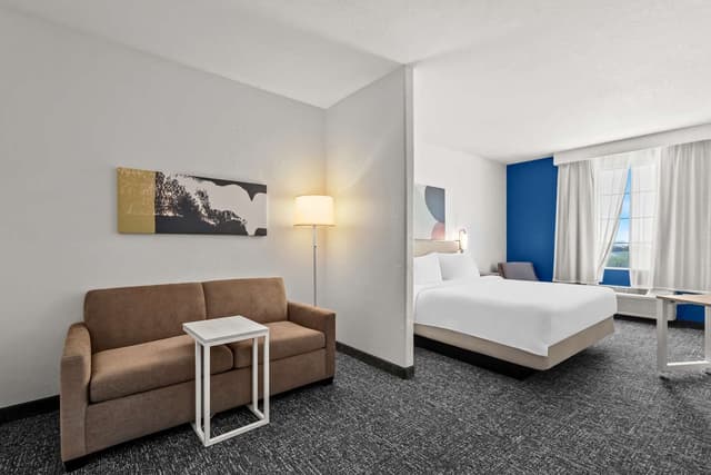 1 KING BED WITH SOFABED