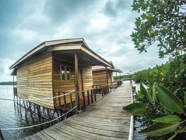 Wooden Sea View Room