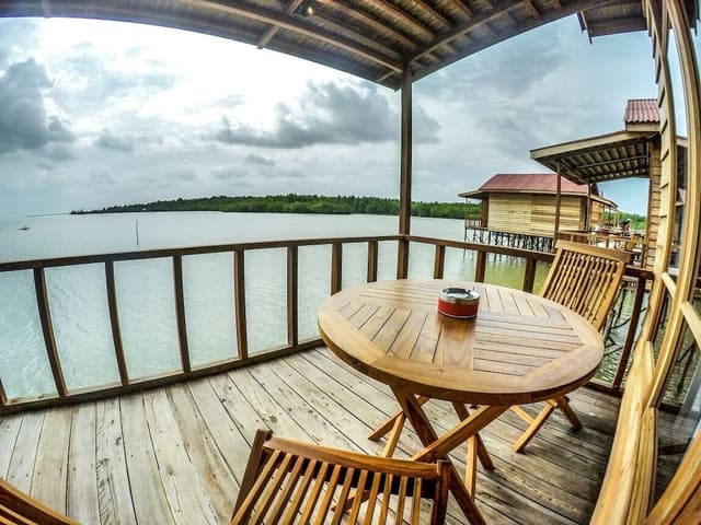 Wooden Sea View Room