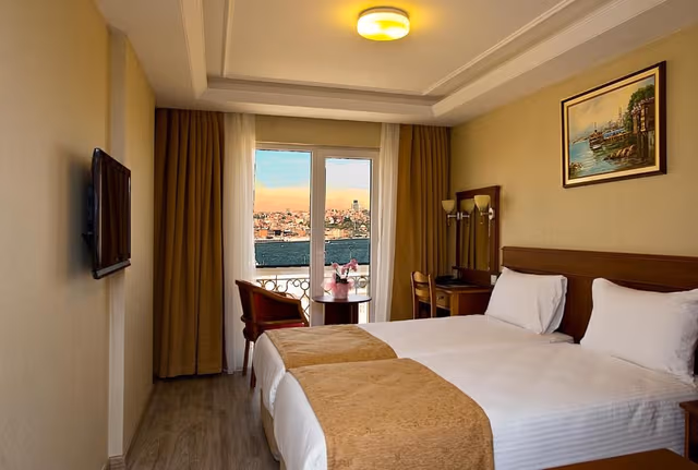 Double or Twin Room with Bosphorus View
