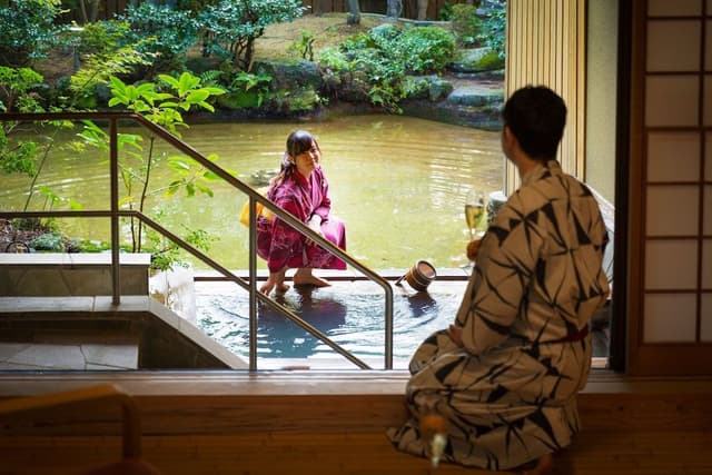 Japanese-Style Room with Open-Air Hot Spring Bath, Garden View, Non-Smoking