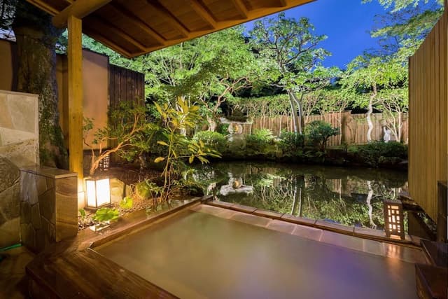 Japanese-Style Room with Open-Air Hot Spring Bath, Garden View, Non-Smoking