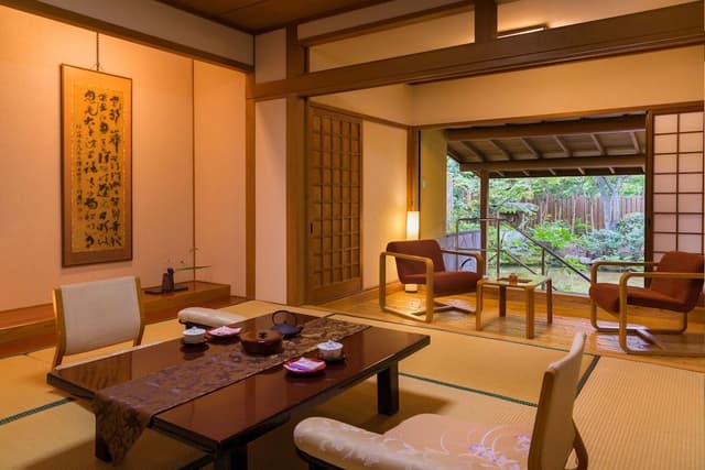 Japanese-Style Room with Open-Air Hot Spring Bath, Garden View, Non-Smoking