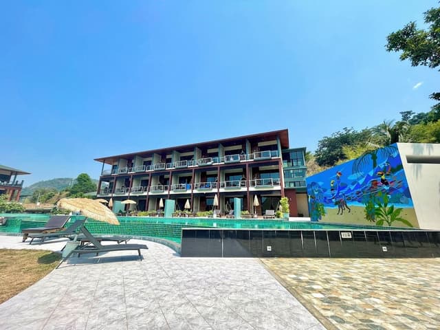 Superior Building Pool View