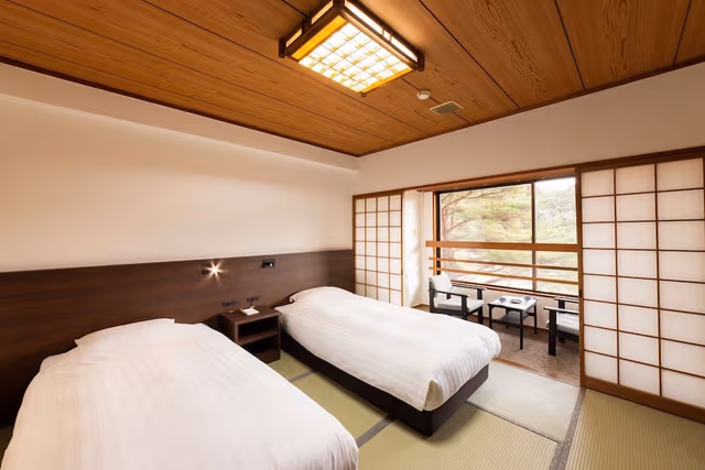 Japanese-style Twin Room, Non Smoking (with 8 Tatami, No Bath)