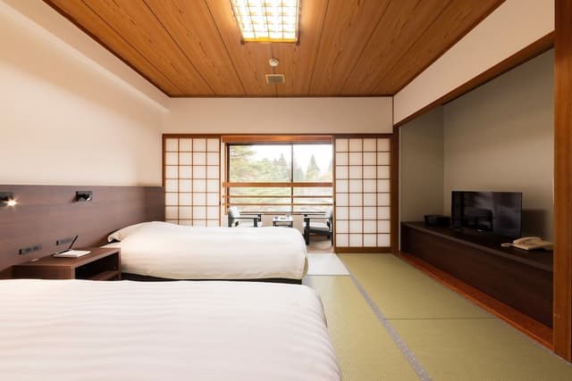 Japanese-style Twin Room, Non Smoking (with 8 Tatami, No Bath)