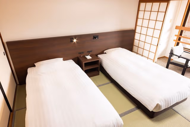 Japanese-style Twin Room, Non Smoking (with 8 Tatami, No Bath)