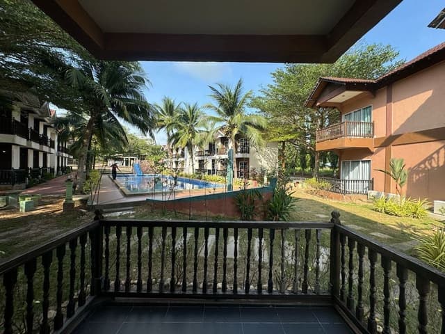 Basic Triple Room, Balcony, Pool View