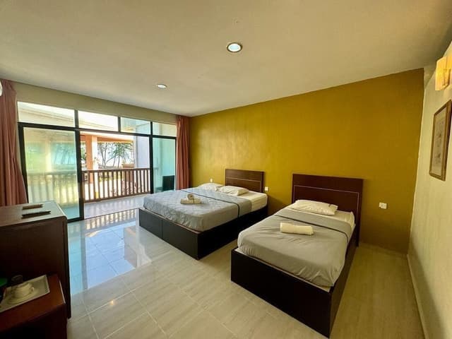 Basic Quadruple Room, Balcony, Sea View