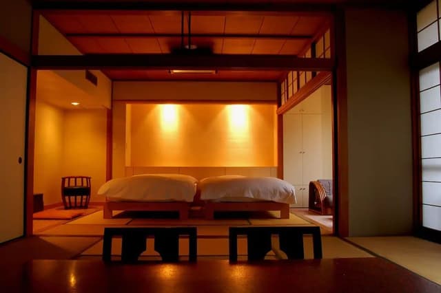 Japanese-Style Room with Private Bathroom and Two Bed (Minimum 2 Guests)