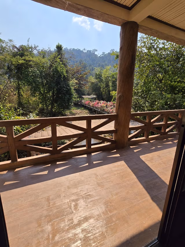 Family Waterfall View