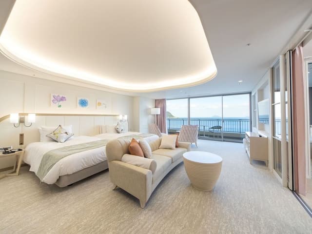 Luxury Twin Room, 2 Bedrooms, Non Smoking, Ocean View