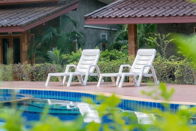 Coconut garden swimming pool