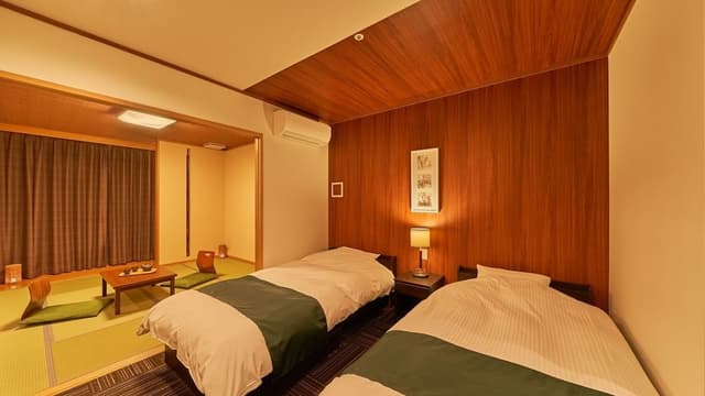 Standard Japanese Western Style room with Open-air Bath (No View), Non-Smoking