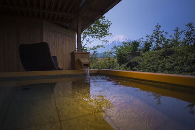 Asumi A Western Room with Open Air Bath, Mt. Fuji View [With Yamanshi Wine Lounge Access]