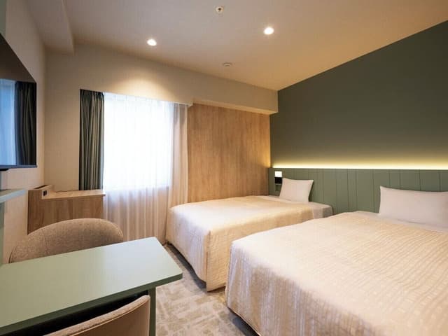 [Renovated] Twin Room Non-Smoking (Room size 16 SQM, Bed width 120 cm)