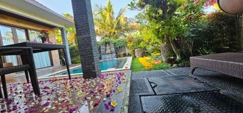 Paradise Suite Villa with Private Pool and Rice Field View