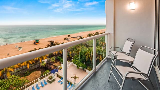 1 King Bed, Non-Smoking, Ocean Front, Balcony, Flat Screen Television, High Speed Internet Access, Hairdryer