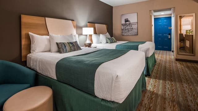 2 Double Beds, Non-Smoking, Wireless High-Speed Internet, Refrigerator, Coffee Maker