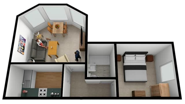 Deluxe Apartment, Ensuite