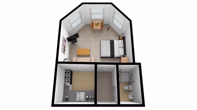 Premium Studio, Ensuite