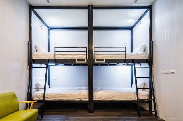 Bunk bed room for 4 persons