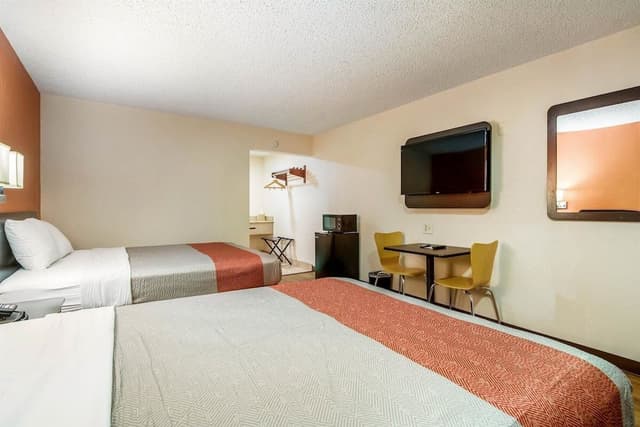 Standard Room, 2 Queen Beds, Non Smoking, Refrigerator & Microwave