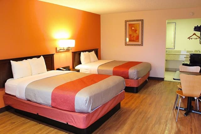 Standard Room, 2 Queen Beds, Non Smoking, Refrigerator & Microwave