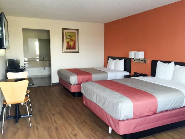 Standard Room, 2 Queen Beds, Non Smoking, Refrigerator & Microwave